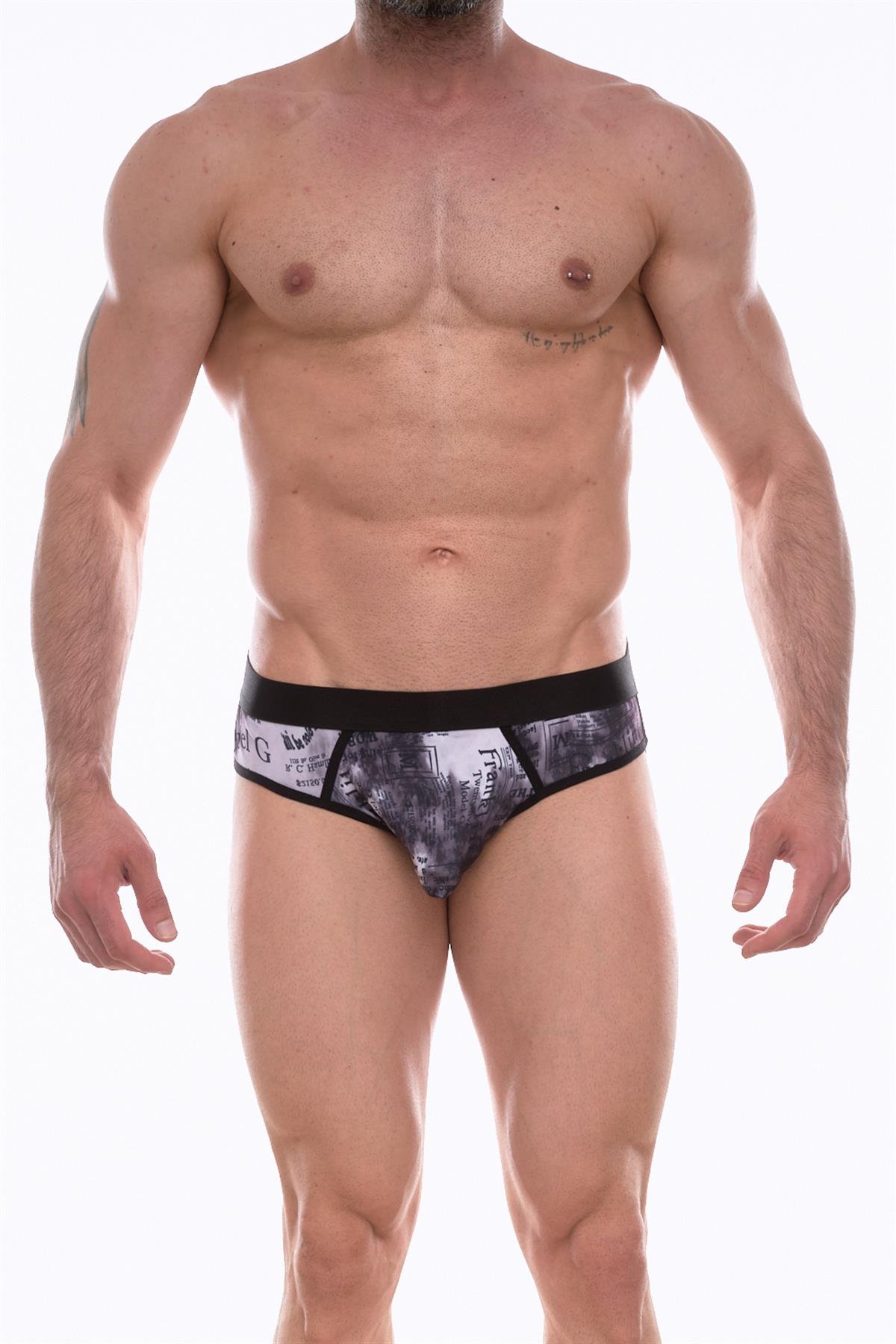 Don Moris Erkek Desenli Jockstrap Çamaşır