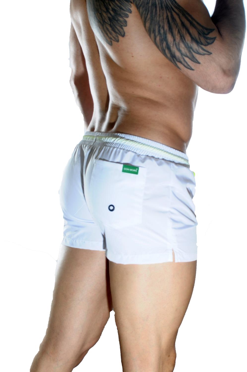 Erkek Beyaz Mini Mayo Short