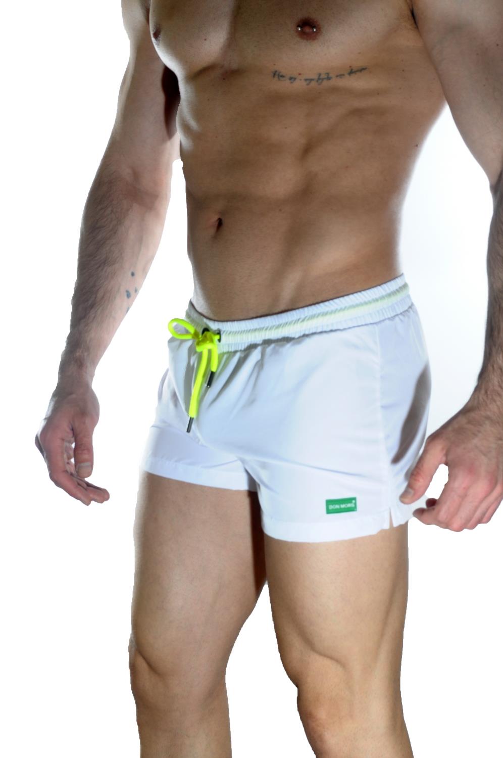 Erkek Beyaz Mini Mayo Short