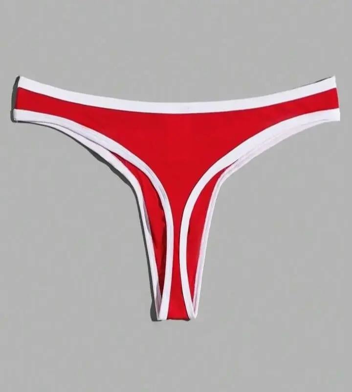 Erkek Biyeli Kırmızı Tanga