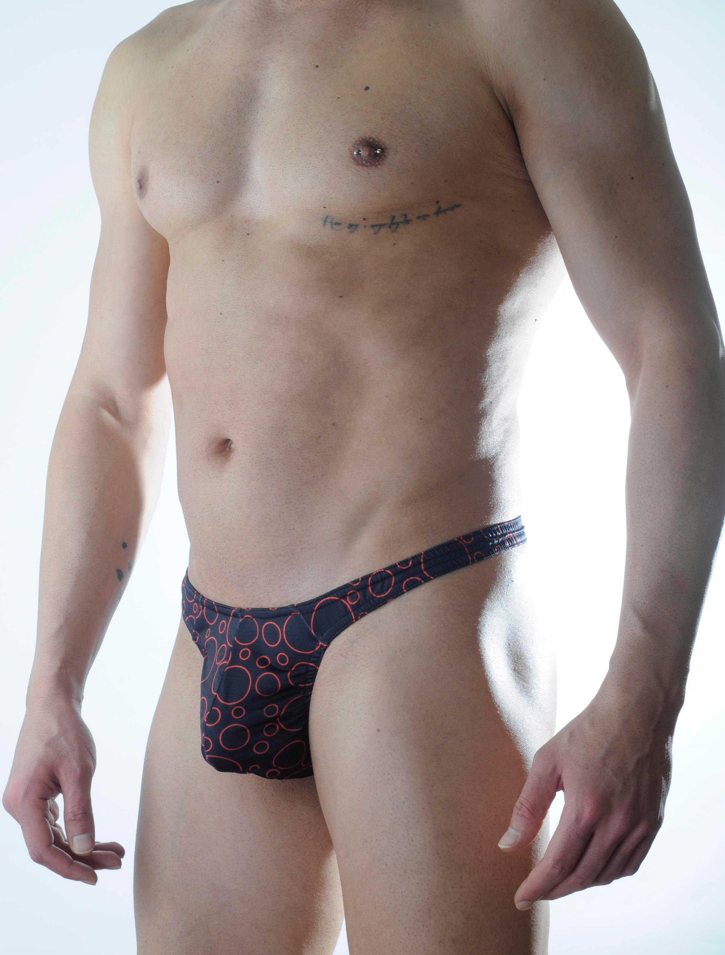 Erkek Daire Desenli Tanga İç Çamaşırı