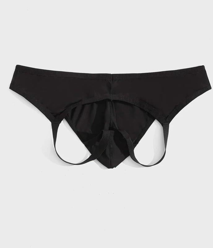 Erkek Fantazi Siyah Jockstrap İç Giyim