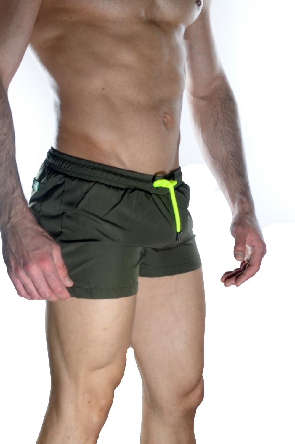 Erkek Yeşil Mini Mayo Short