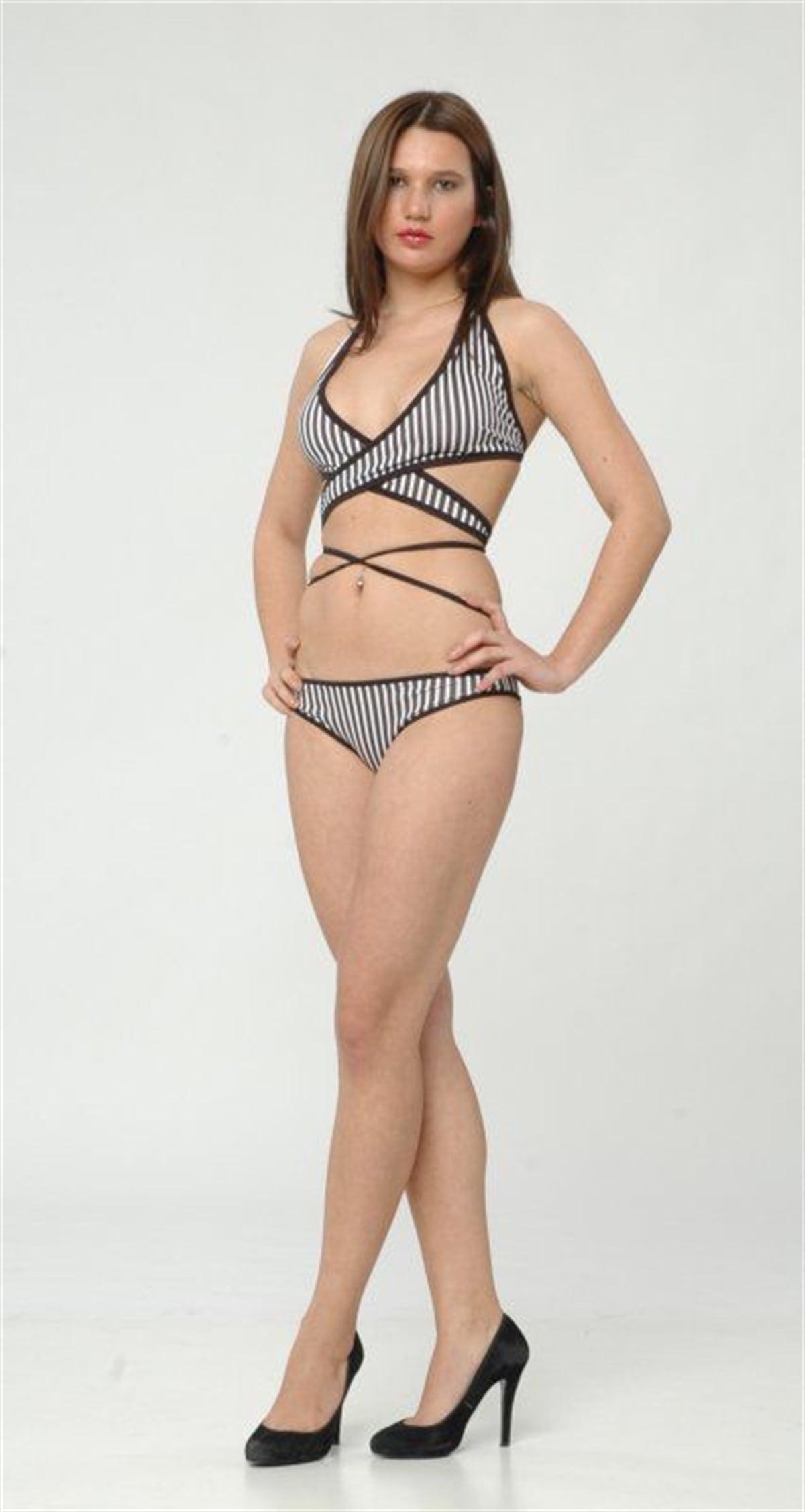 Terry Pau TP091276 Seksi Çizgili Takım