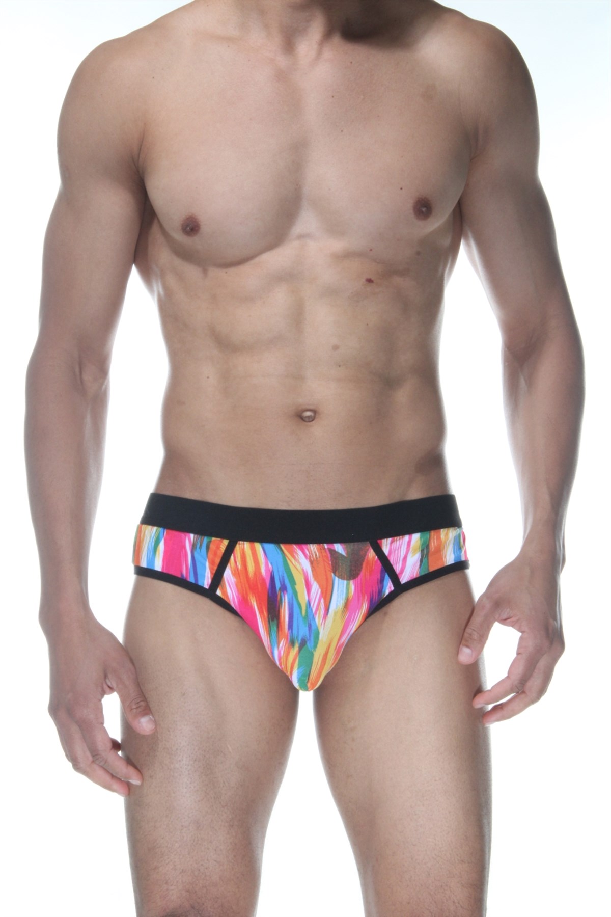 Renkli Jockstrap Fantezi İç Giyim