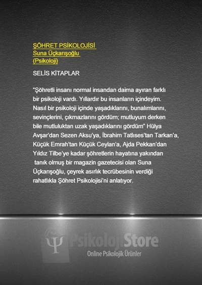 Şöhret Psikolojisi