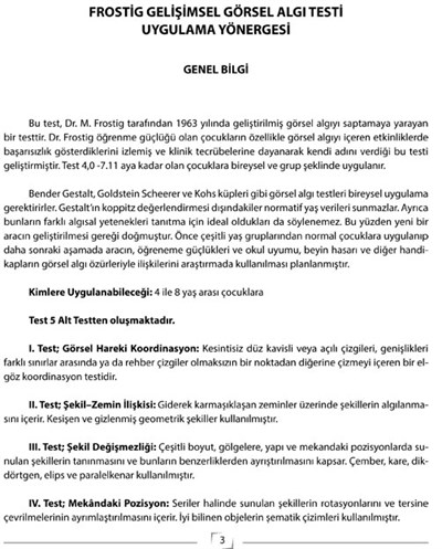 Frostig Görsel Algı Testi