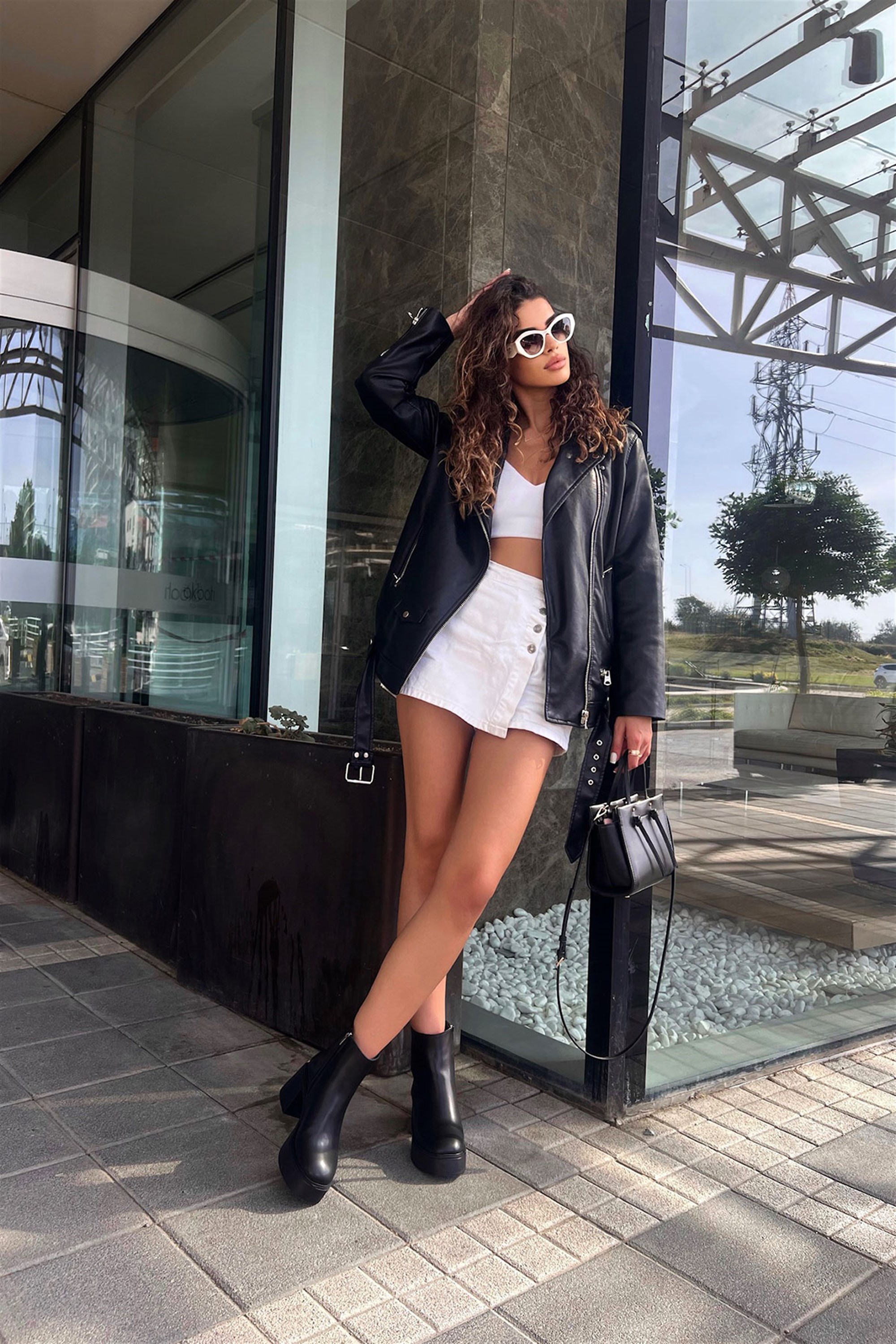 Adlis Siyah Platform Topuklu Bot