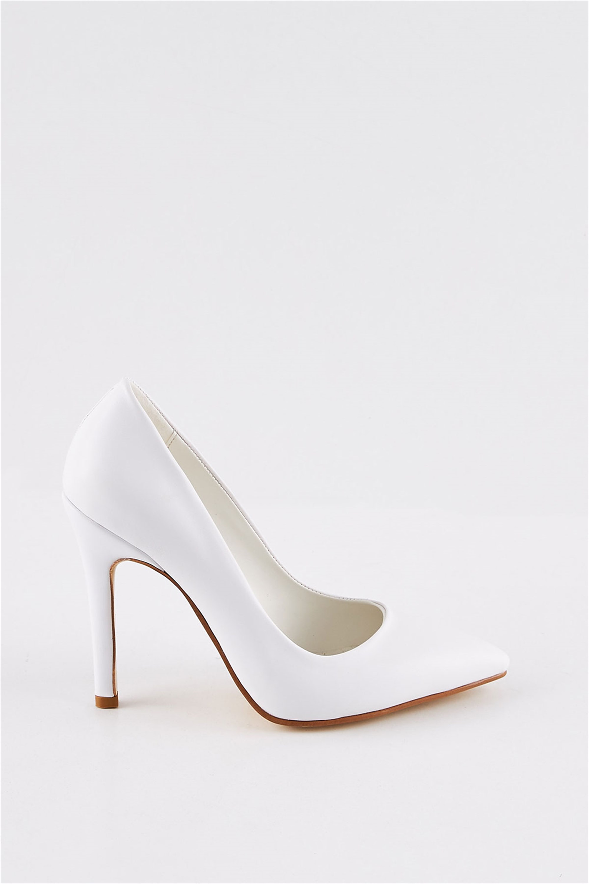 Samira Beyaz Stiletto Ayakkabı