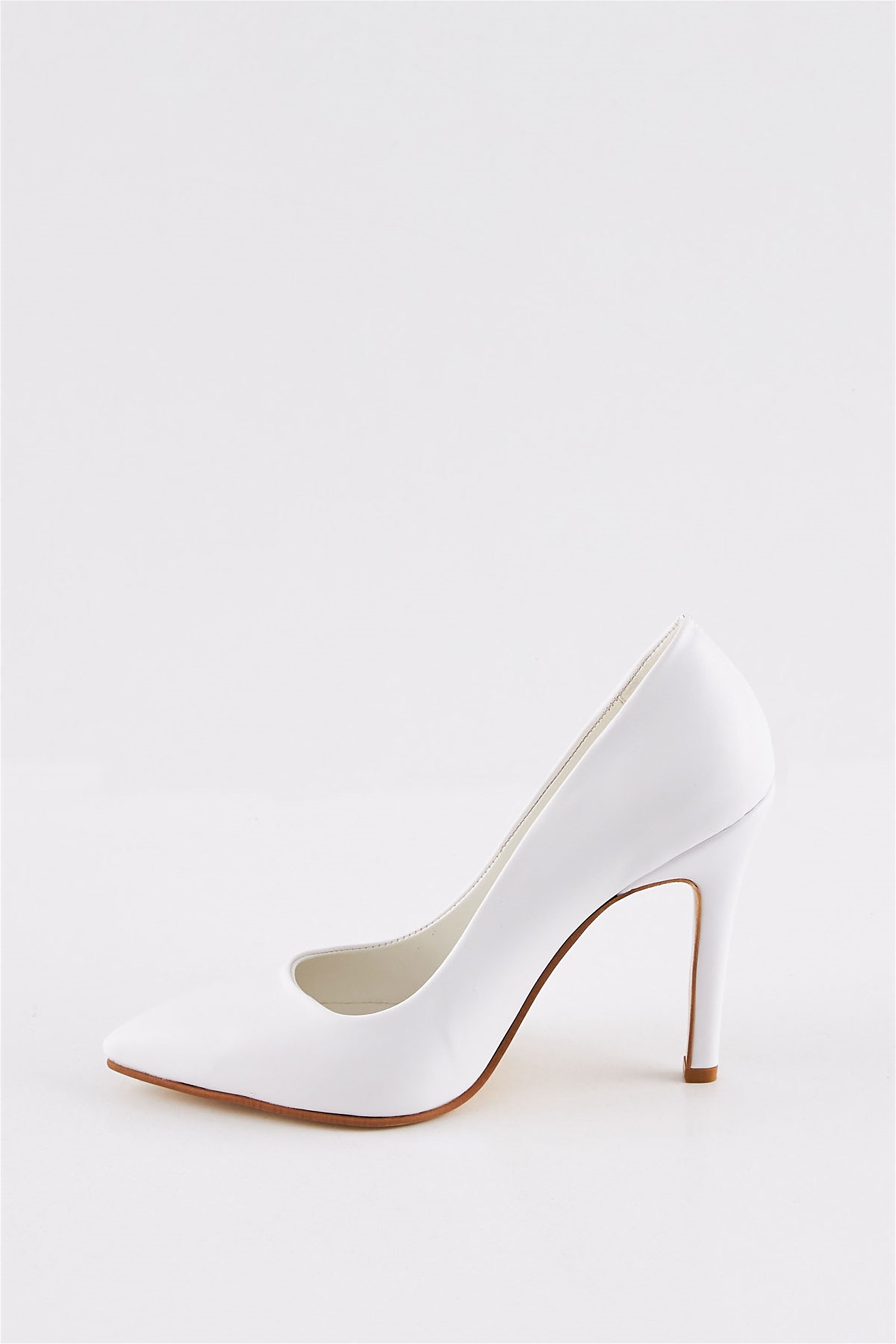 Samira Beyaz Stiletto Ayakkabı