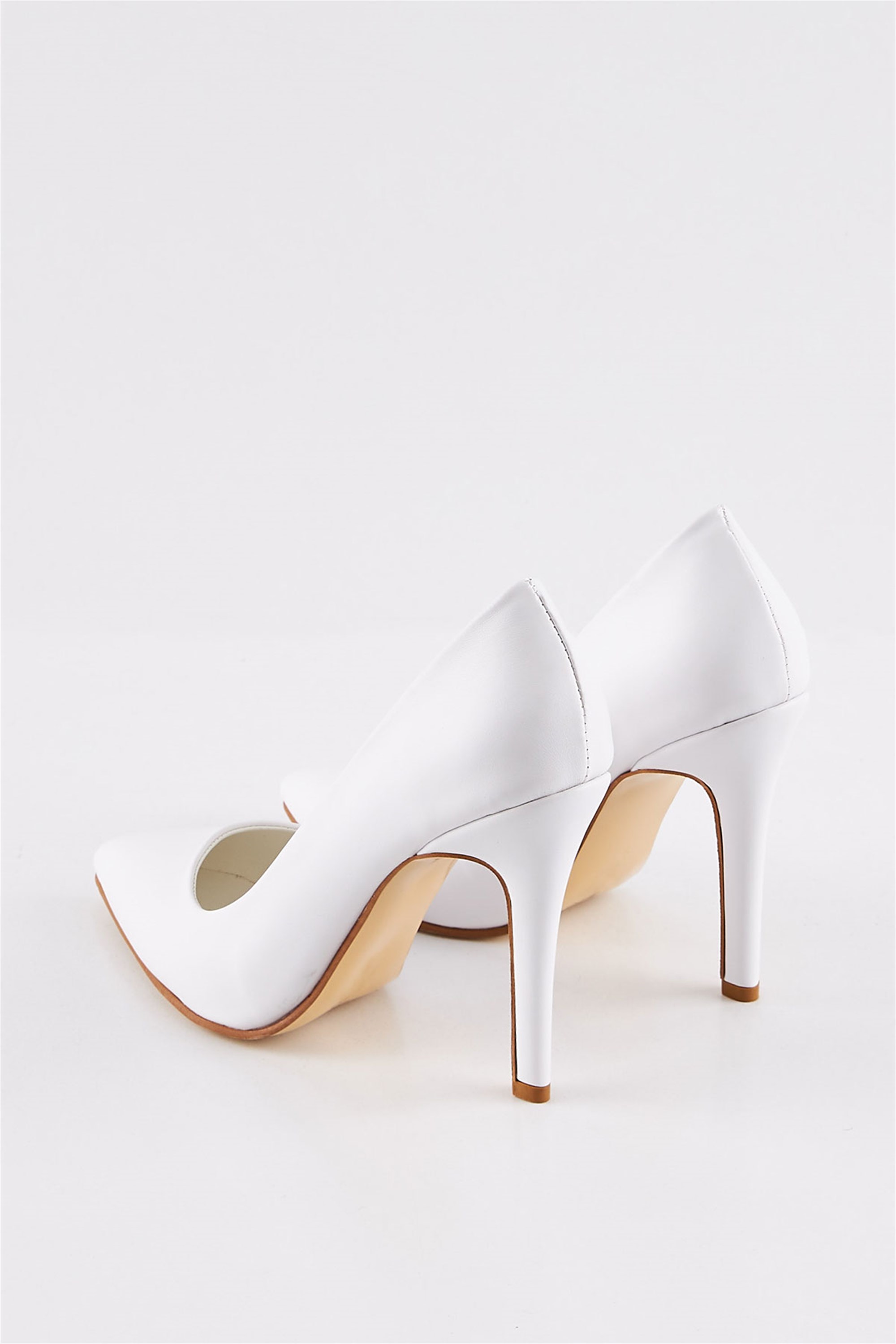Samira Beyaz Stiletto Ayakkabı