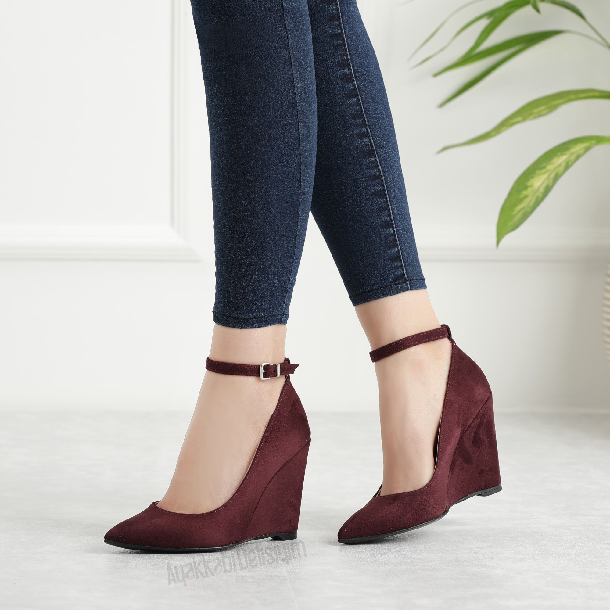 Sorneti Süet Bordo 