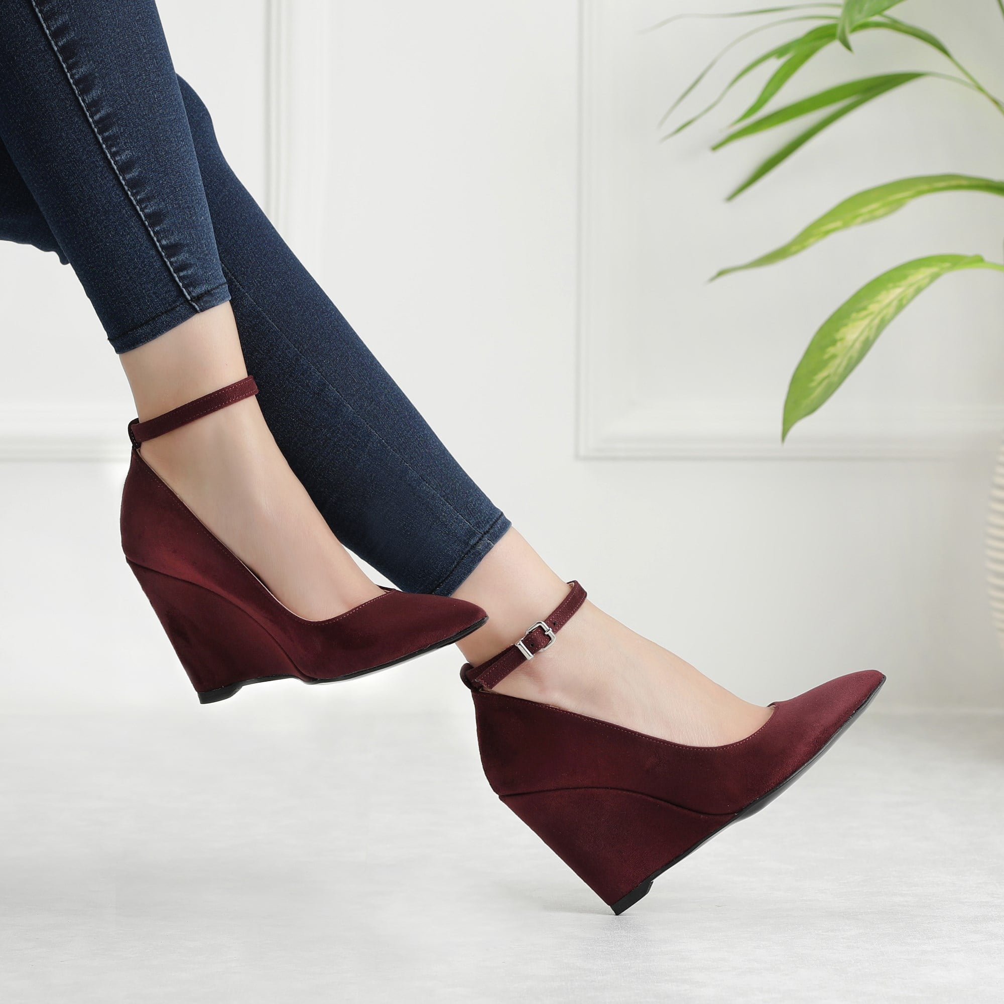 Sorneti Süet Bordo 