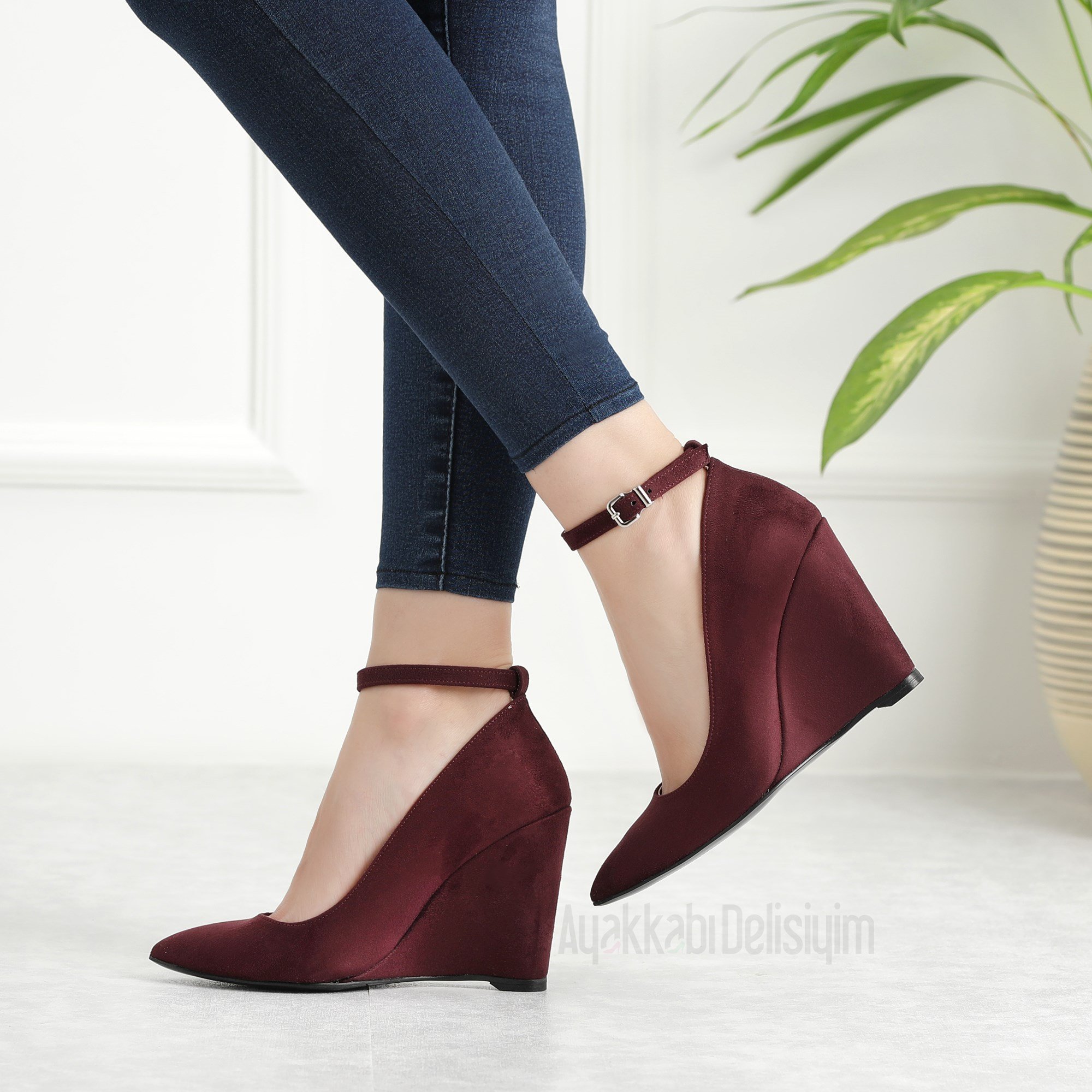 Sorneti Süet Bordo 