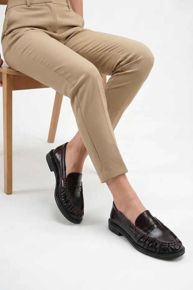 WANNESA  DERİ LOAFER 