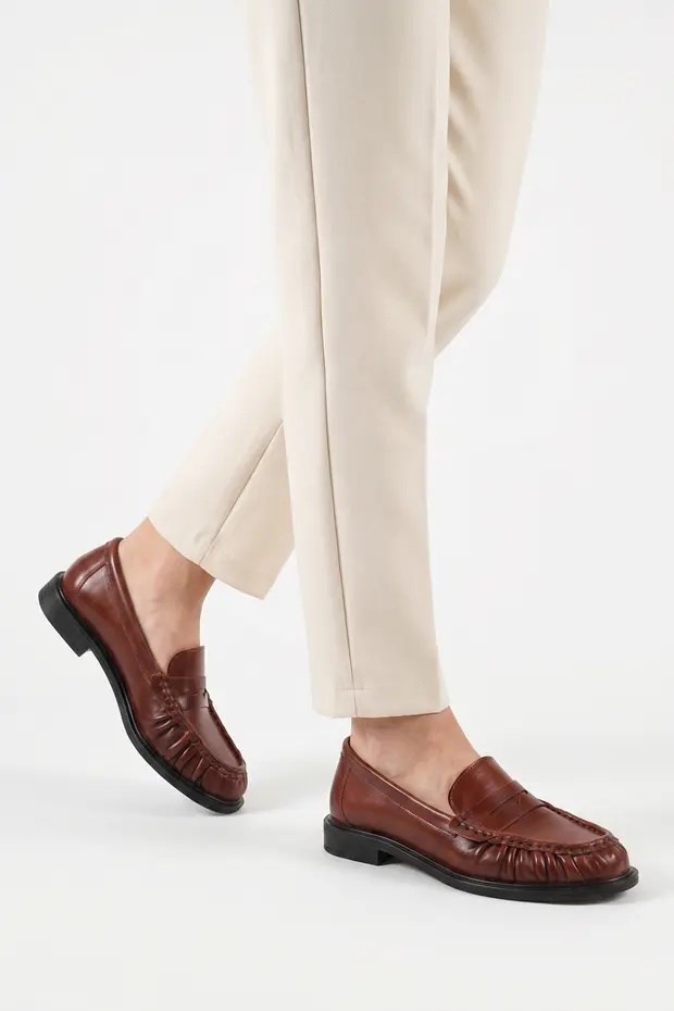 WANNESA  DERİ LOAFER 
