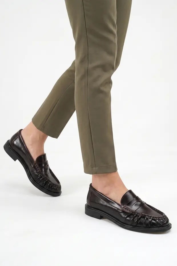 WANNESA  DERİ LOAFER 