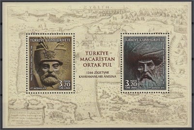 1224 Türkiye - Macaristan Ortak Pul - Blok