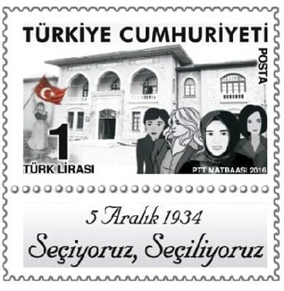 1232 Türk Kadınına Seçme ve Seçilme Hakkı