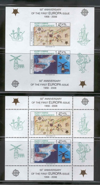 0234 Avrupa Pullarının 50.Yılı - Hatıra Blokları