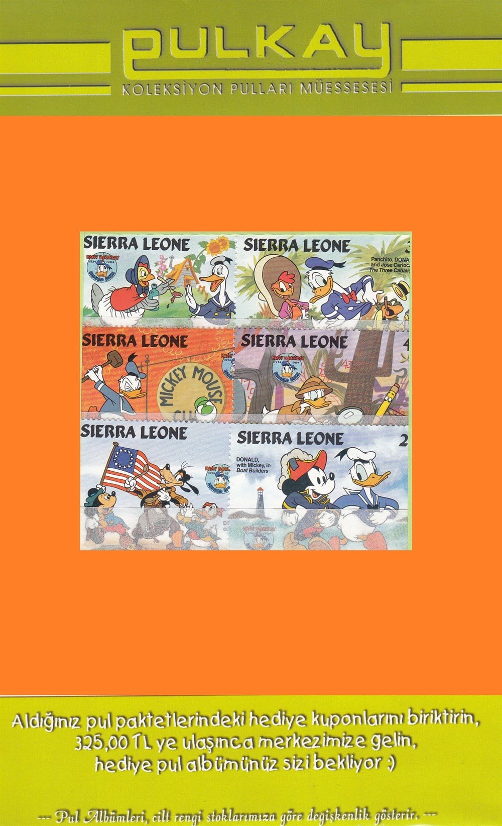 WALT DİSNEY PUL PAKET-18