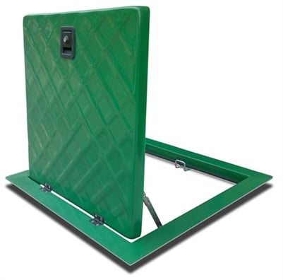 POLYESTER DEPO KAPAĞI BETONA GEÇME 100x100 cm