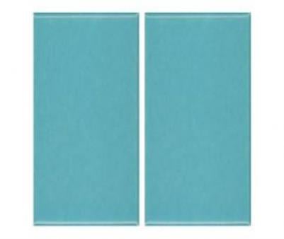 PORSELEN KARO 12,5X25 CM TURKUAZ