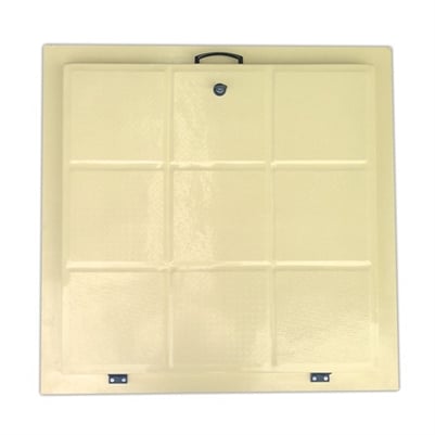 POLYESTER DEPO KAPAĞI BETON ÜZERİ 100x100 cm