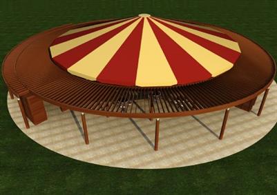 DEV ŞEMSİYE 8X8 MT 64M2