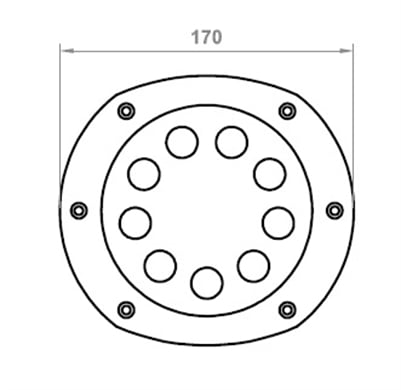 JAGUAR TİP SÜS HAVUZU AYDINLATMALARI
