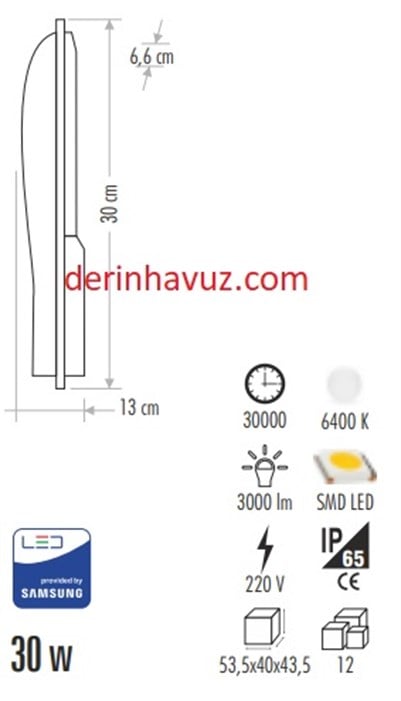 LED SOKAK ARMATÜRÜ 30W