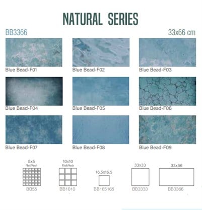 SERAPOOL NATURAL SERİ BLUE BEAD