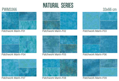 SERAPOOL NATURAL SERİ PATCHWORK MARİN
