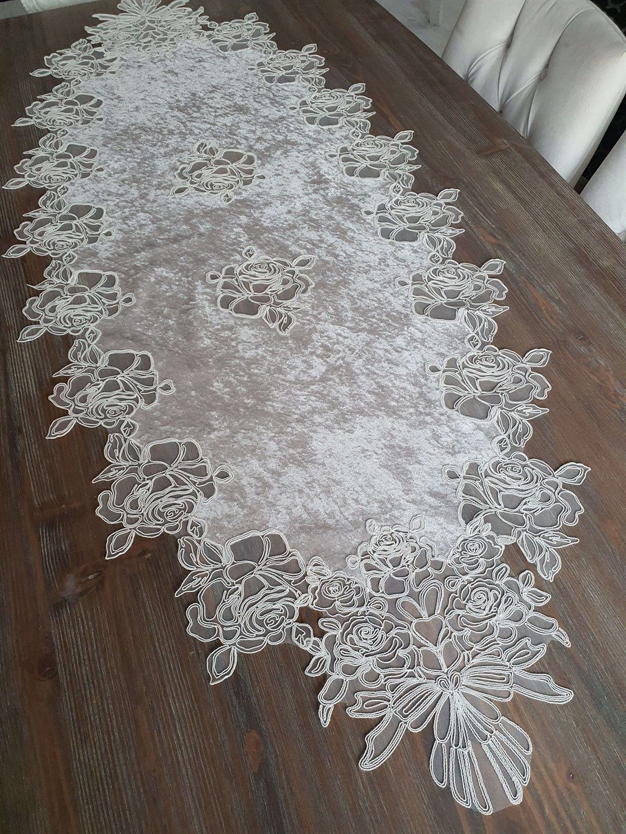 5 Parça Rose Model Salon Takımı-Kadife GRİ
