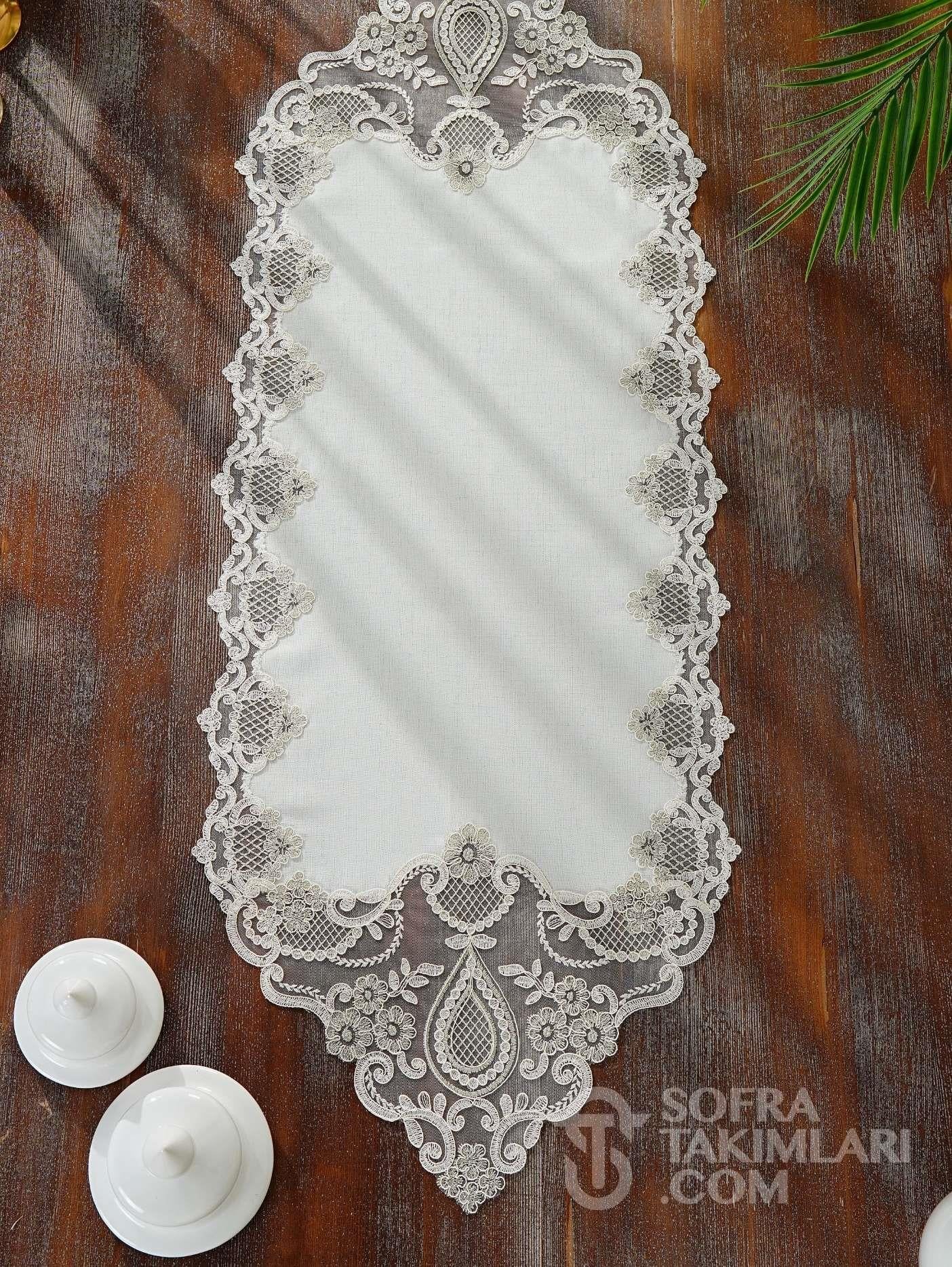 5 Parça Safir Salon Takımı Gümüş Detaylı AG5