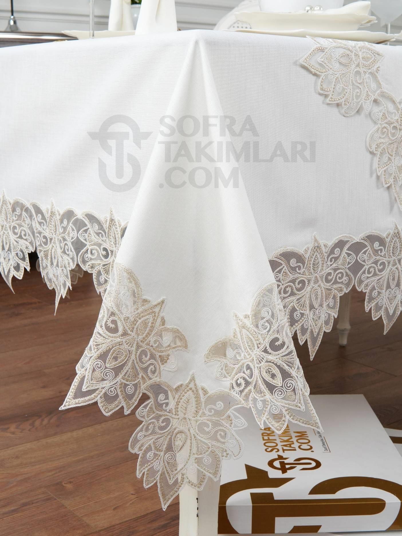 Anka Lüx Masa Örtüsü Takımı 26 Parça 