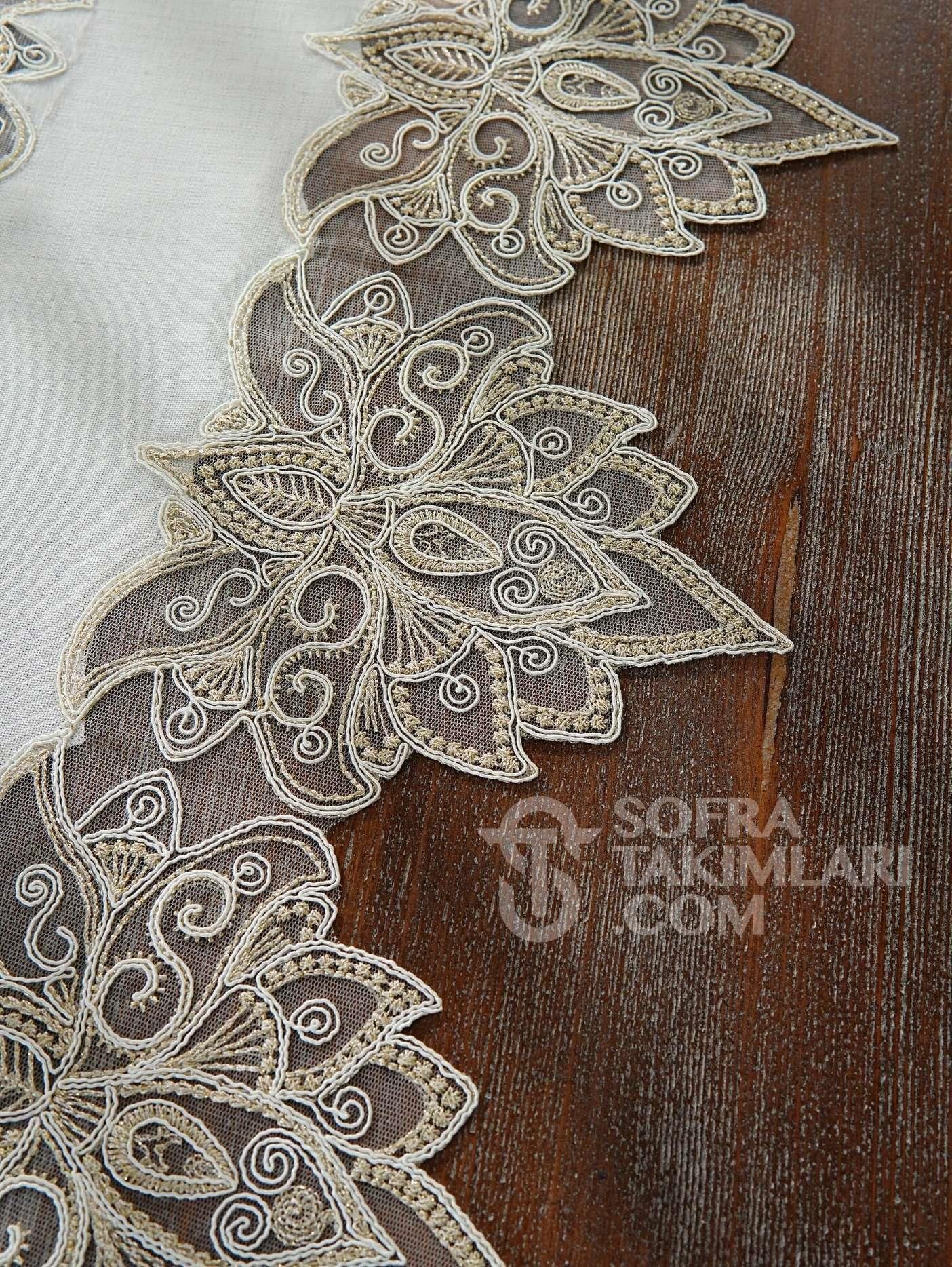 Anka Model 5 Parça Salon Örtü Takımı
