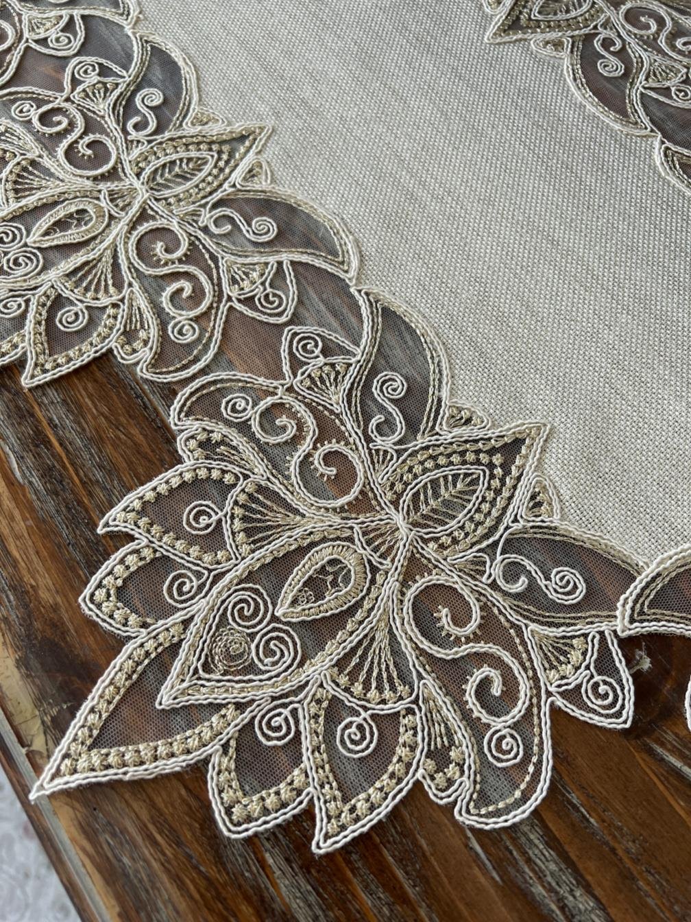 Anka Model Yatak Odası Takımı Linen Kumaş Taş Renk