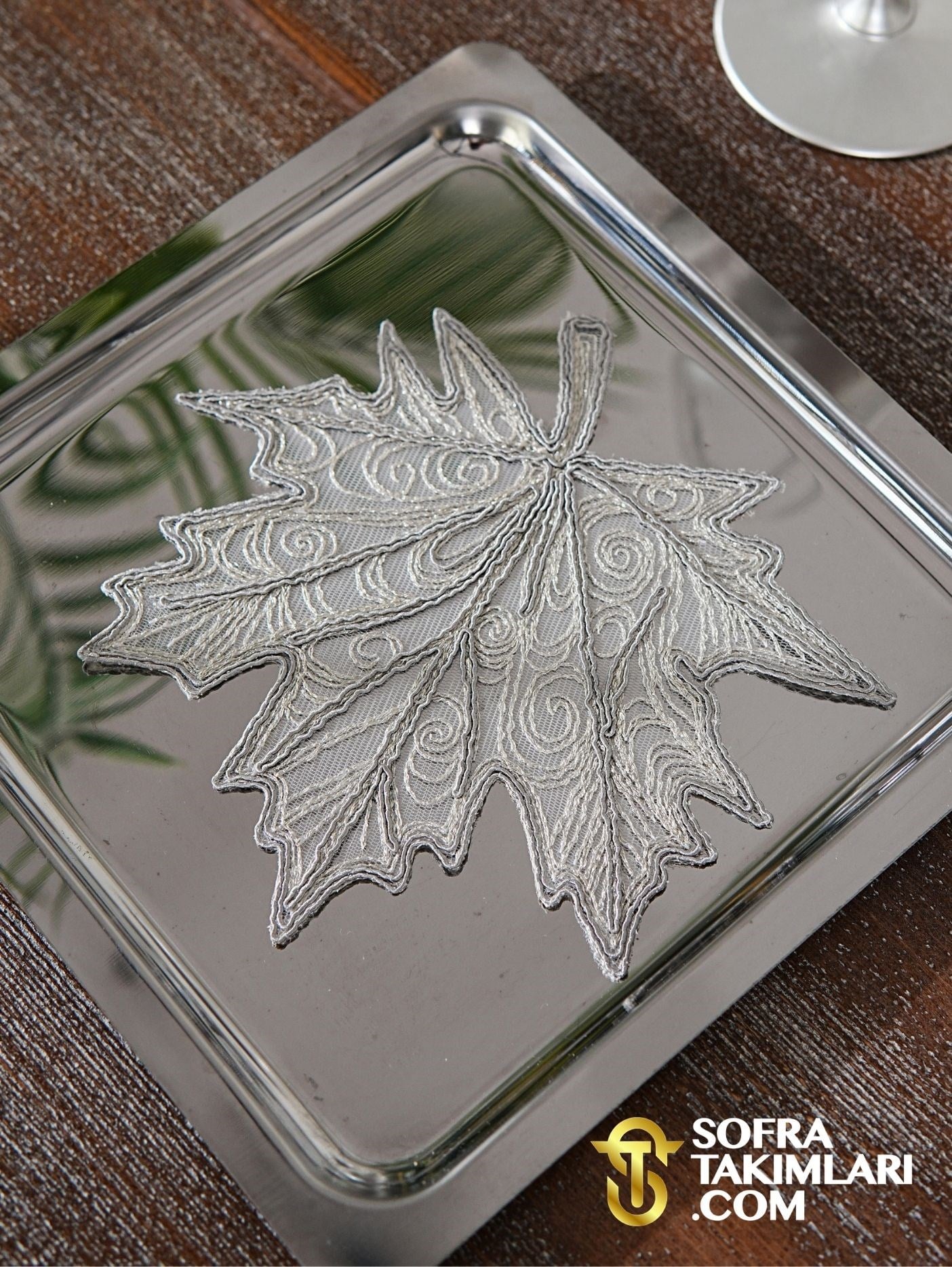 Çınar Model Kokteyl Peçetesi - 6'lı Set