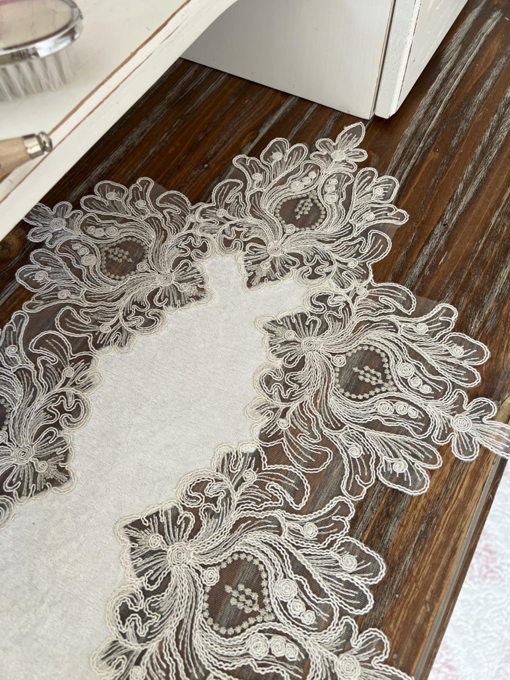 Elif Model Yatak Odası Takımı İpek Kadife Kumaş Kırık Beyaz Renk