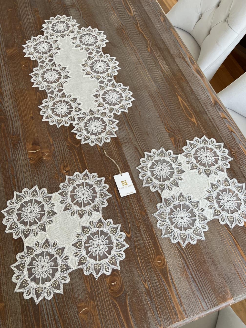 Güneş Model Yatak Odası Takımı Linen Kumaş Taş Renk