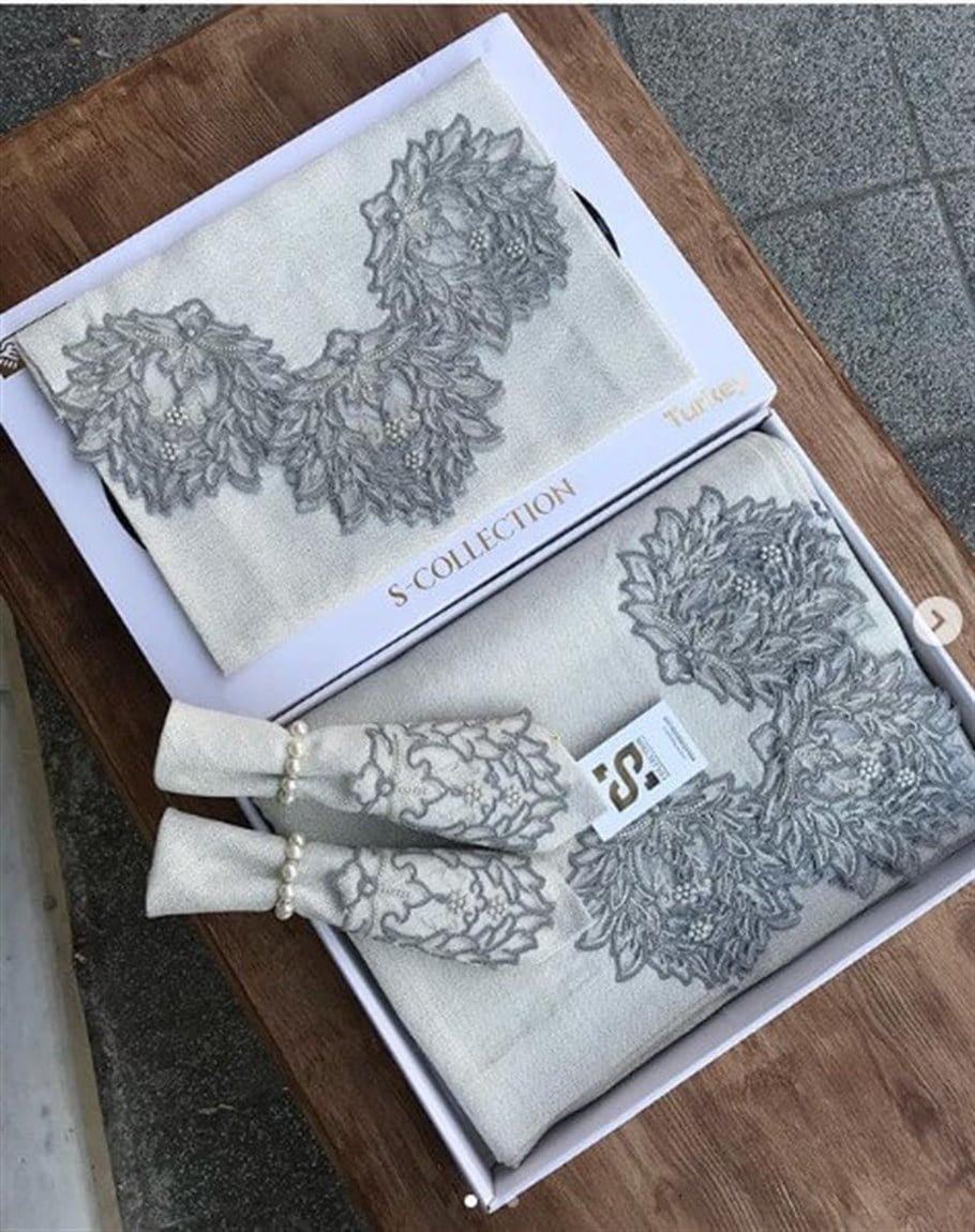 Pera Eko Masa Örtüsü Takımı 26 Parça-TAŞ