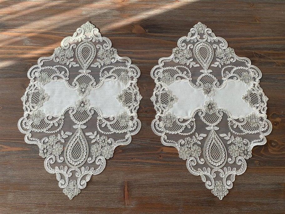 Safir Model Lüx Avantajlı Çeyiz Seti - Gümüş Dantelli