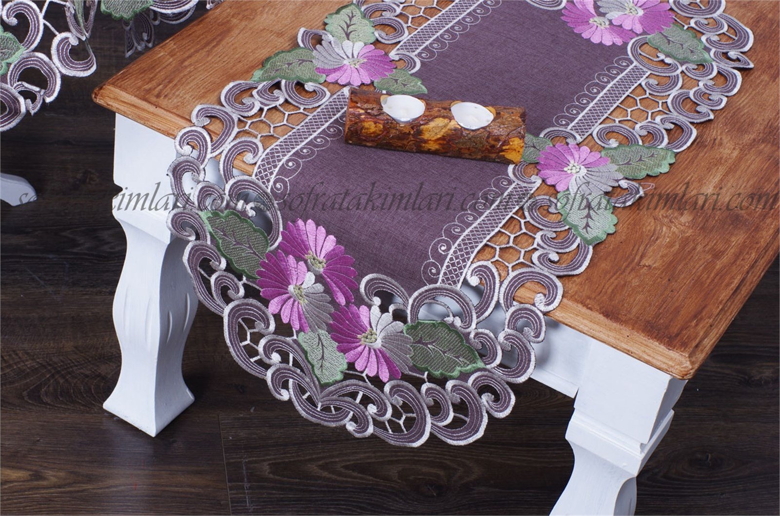 Salon Takımı 16 Parça - Kesme Dantel Model 1