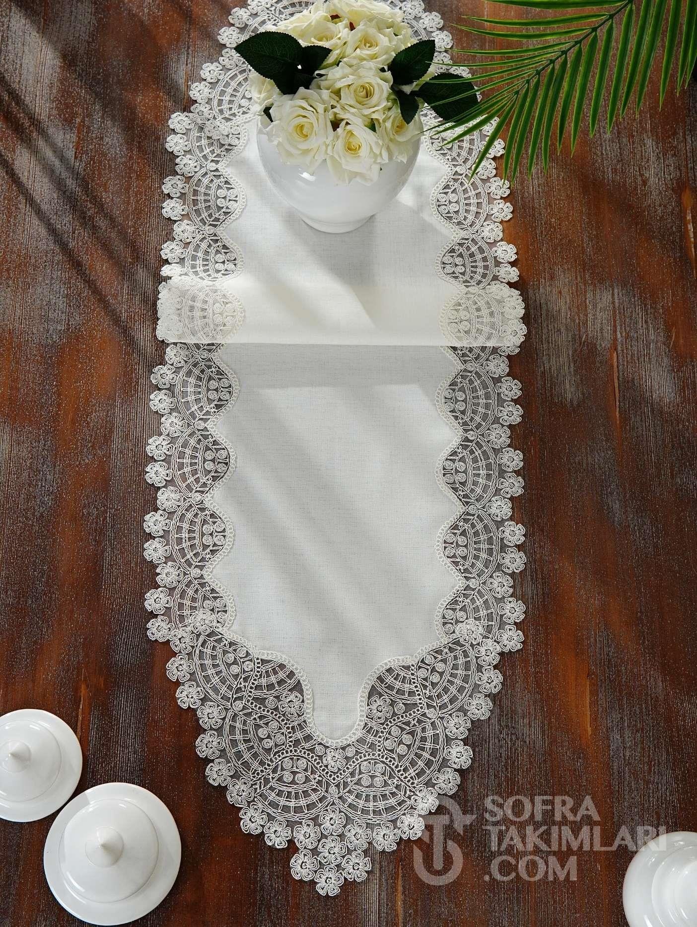 Sevda Model 5 Parça Salon Örtü Takımı