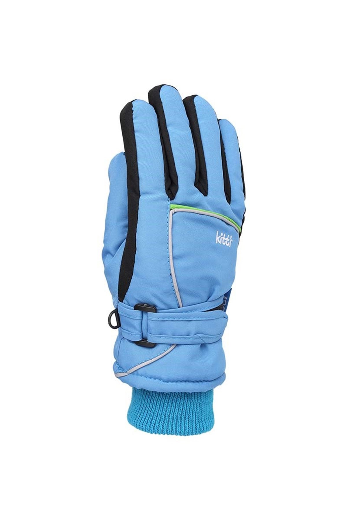  Erkek Çocuk Mavi Kar Eldiveni 4-8 Yaş - KR421-2