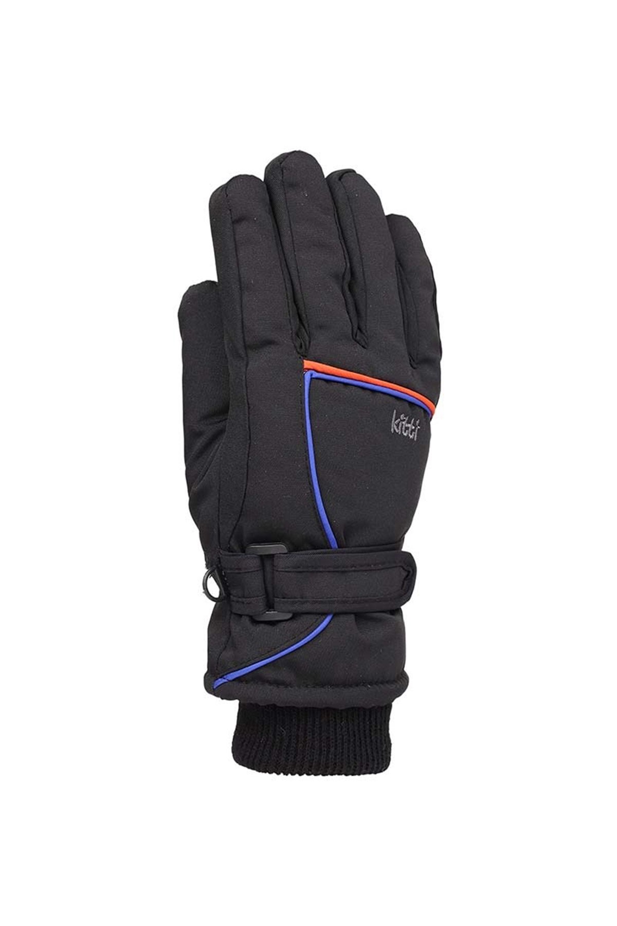  Erkek Çocuk Siyah Kar Eldiveni 4-8 Yaş - KR421-2