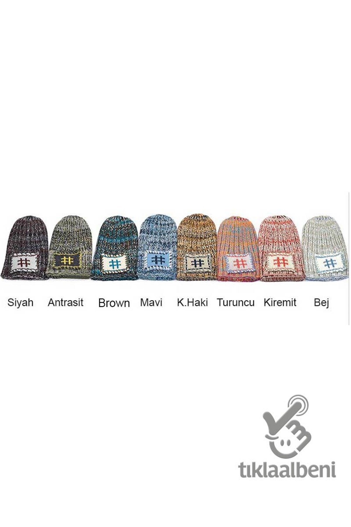 Unisex Hastag Çift Katlı Bere- Fonem 12093