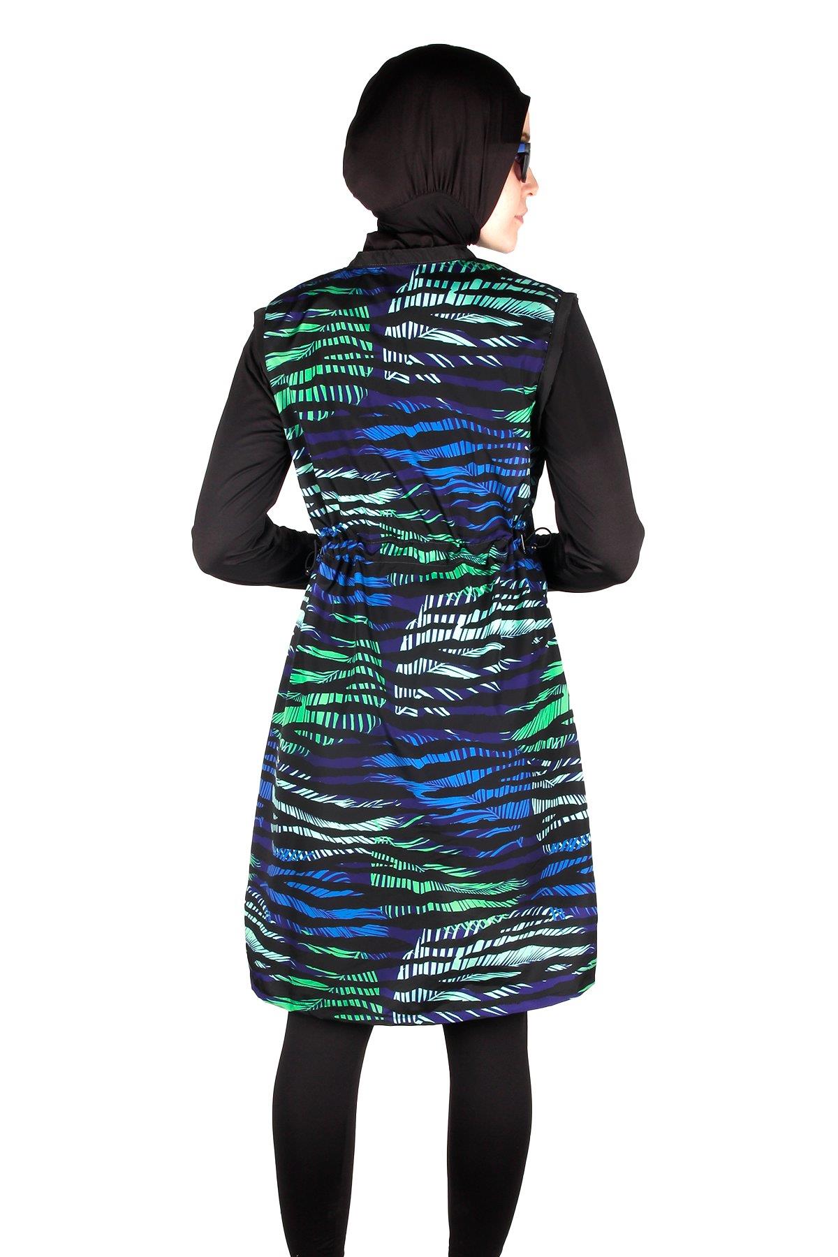 1. Kalite VRS1042 Wild Serisi Veros Tam Kapalı Tesettür Mayo