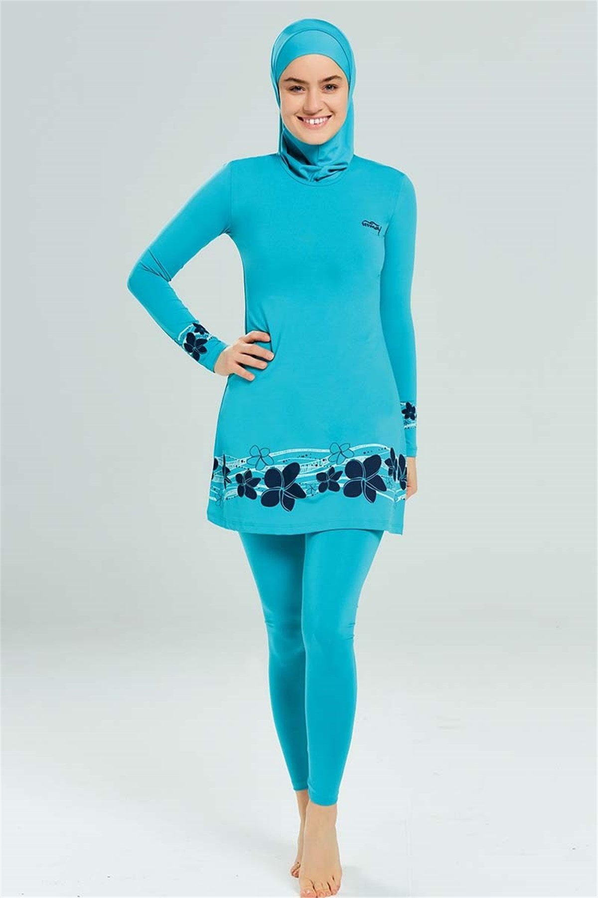 12 - 17 Yaş Arası Çocuk Tam Kapalı Tesettür Mayo 10260, Mercan